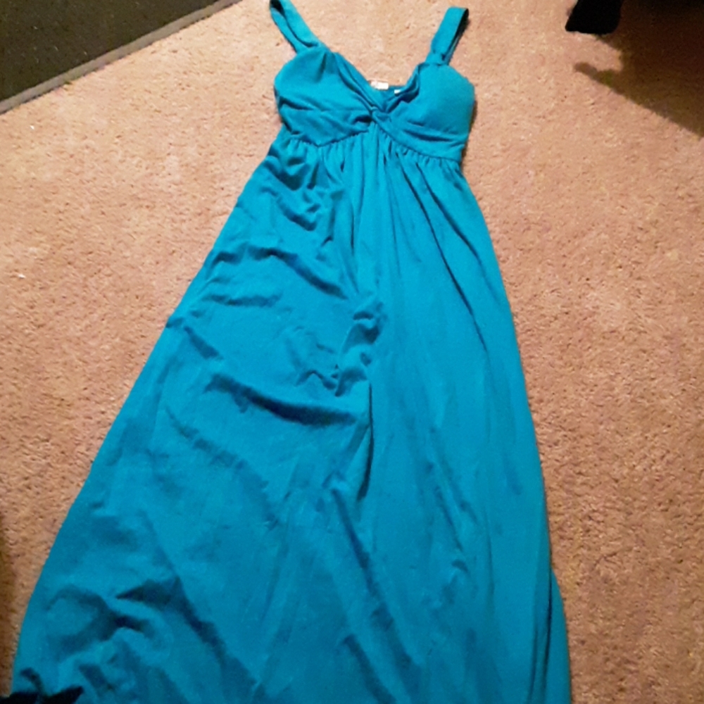 Blue maxi dress